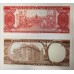 URUGUAY 1967 . ONE HUNDRED 100 and FIVE THOUSAND 5,000 PESOS BANKNOTES